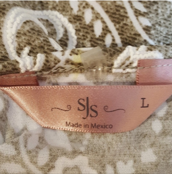 Vintage Asymmetrical Tank Top Made In Mexico Super Flowy Super Comfy Quality L - Picture 6 of 8